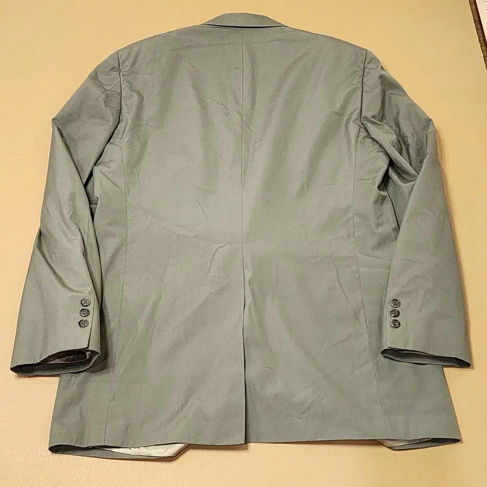 Vintage Brooks Brothers Suit Jacket Mens 48 Green Two Button Made In USA Blazer